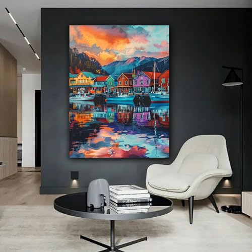 Impression sur toile intissée affiche décoration murale 60x80