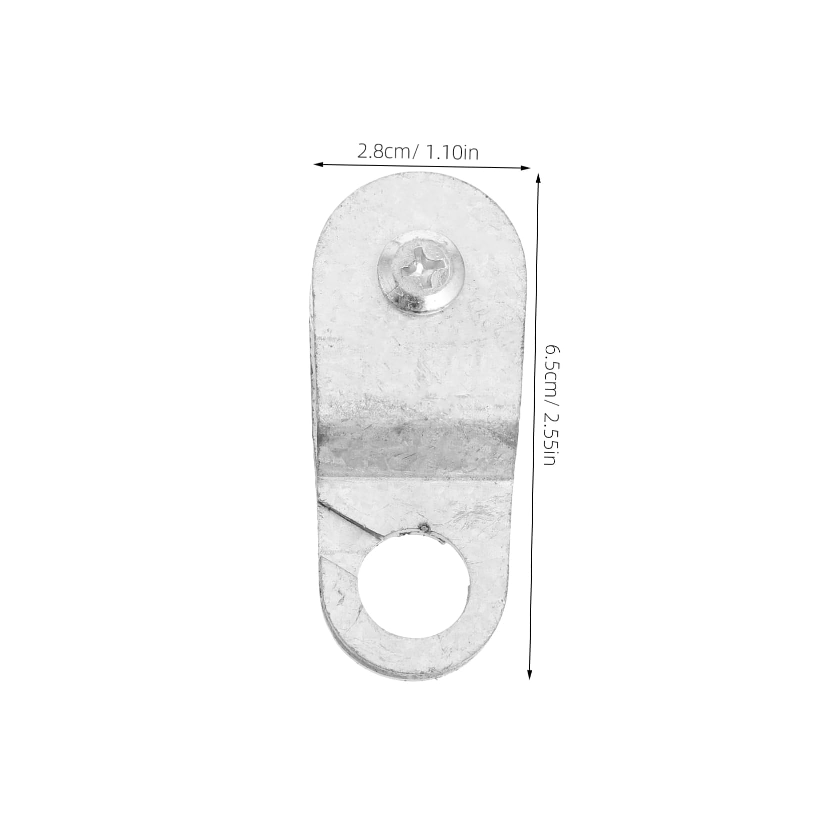 YARNOW 6pcs Single Pulley Block Heavy Duty Cable Pulleys Iron Winch Block Plant Hook Wire Hanging Greenhouse Ventilation