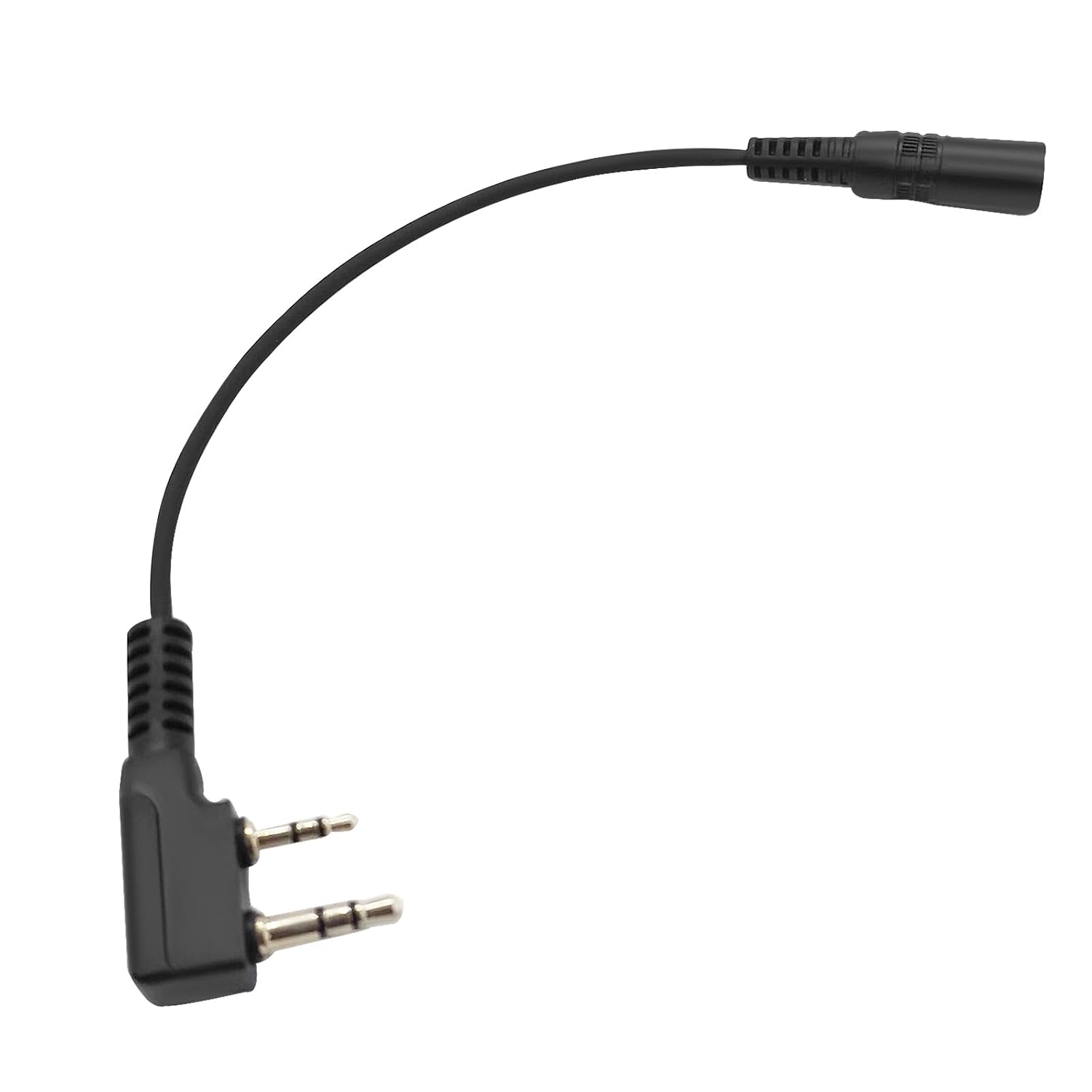 Two Way Radio Adapter, K1 Male to 3.5mm Female, for Baofeng Retevis K1 Plug Radios to Cellphone