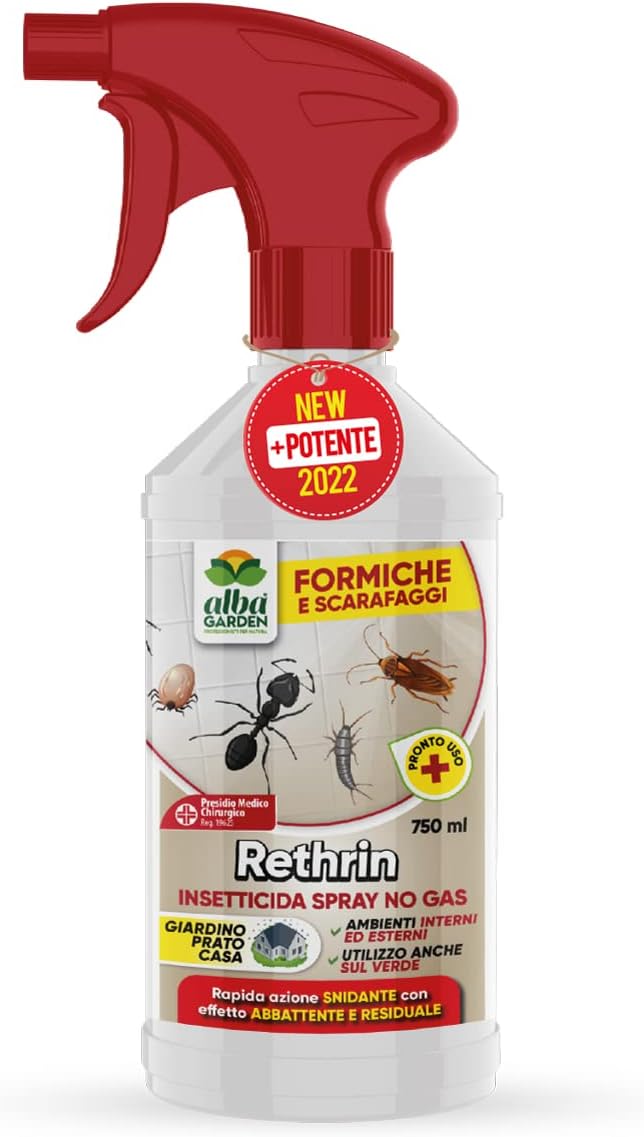 Albagarden Rethrin Insetticida Formiche E Scarafaggi Veleno per