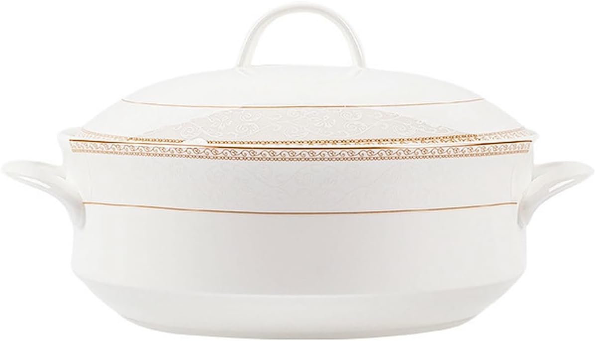 Vintage Rice Bowls ，Ceramic Tableware Rice BowlNordic wind household simple and exquisite high-temperature resistant ceramic edge deep bowl(Princess Bao)