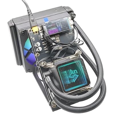 New Bitaxe Miner NerdQaxe++ Hydro Rev 6.1 6T 100W BTC Miner 2.4G WiFi 16.5 J/TH Crypto Machine, Quiet Open-Source Mining Machine, High Efficiency for BTC Mining