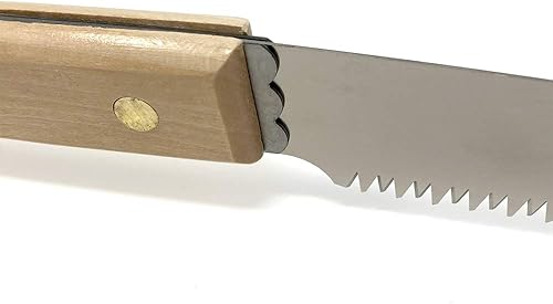 Miniatura 5 de HACHIEMON Sierra japonesa de 8.268 in (8,3 pulgadas) portátil para podar a mano, compacta y suave