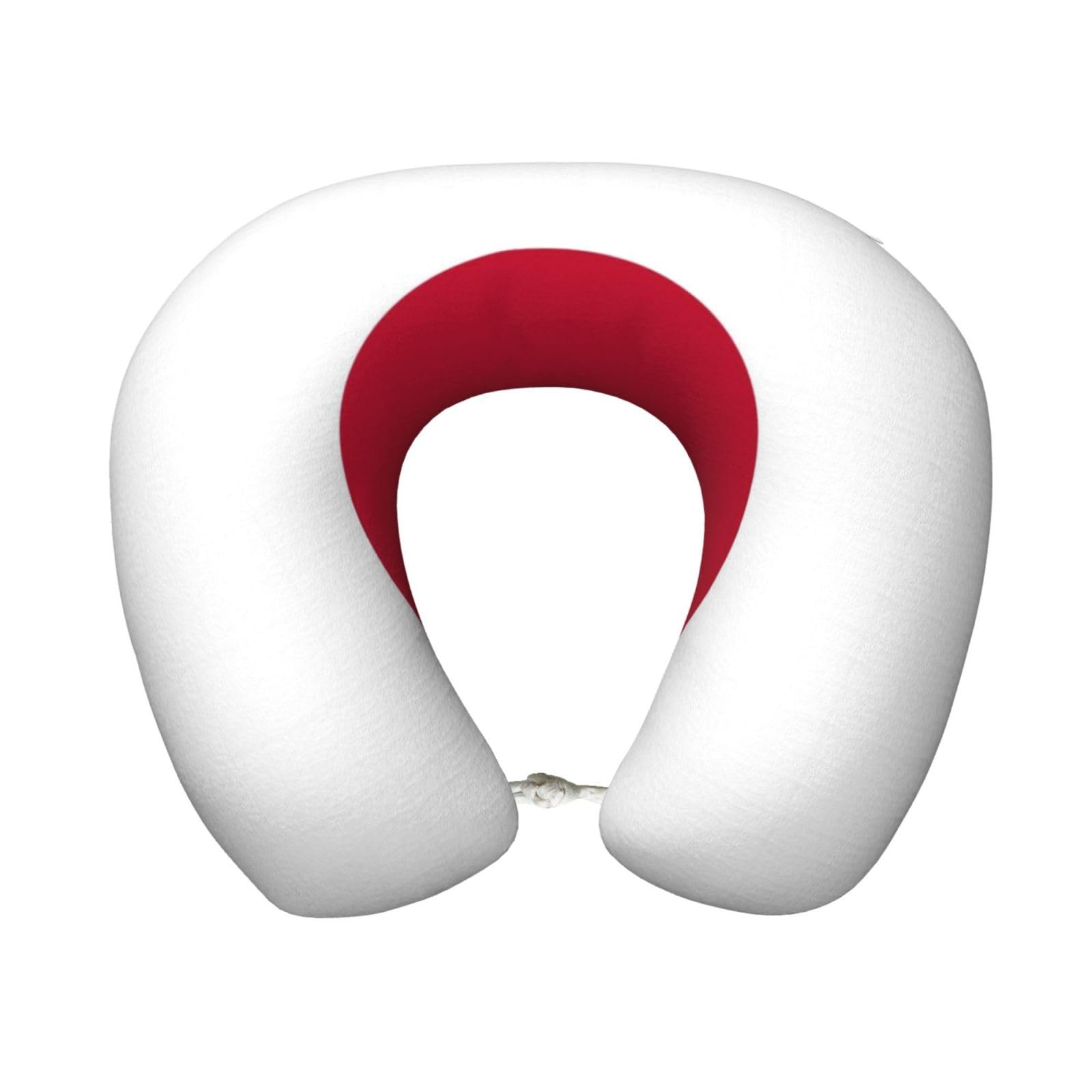 peiyeety Japanese Flag Print Custom U-Shaped Pillow,Memory Foam Cervical Neck Travel Pillow,for Home,Camping,Travelling