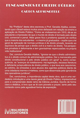 Fundamentos de direito público - 5 ed. 7 tiragem/2017