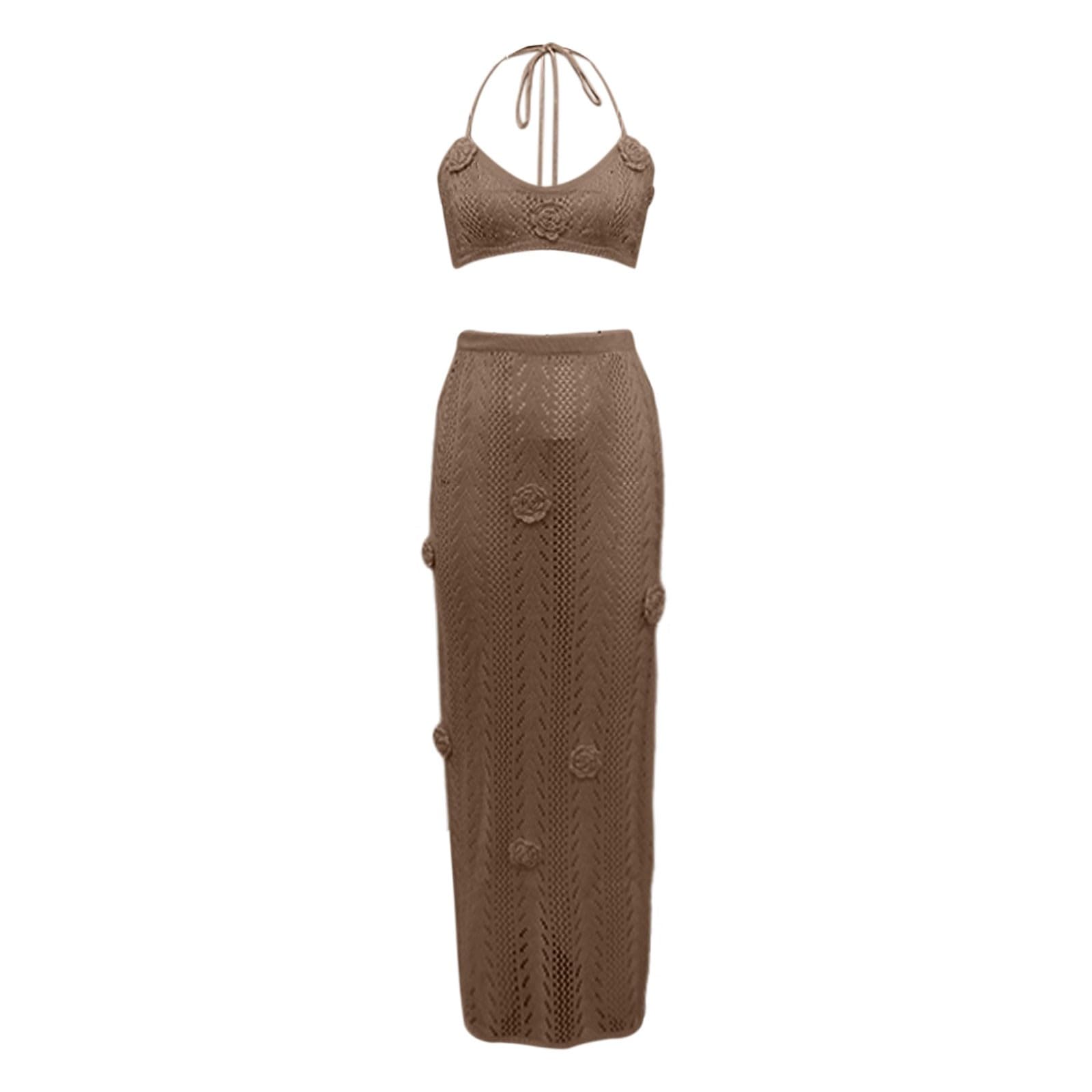 Copricostume Donna Mare Curvy Cotone Vestiti Da Spiaggia Gonna Abitino Prendisole Copri Costume Vestito Pantalone Ragazza Moda Pizzo Uncinetto Beachwear Costumi In Abito Bikini S