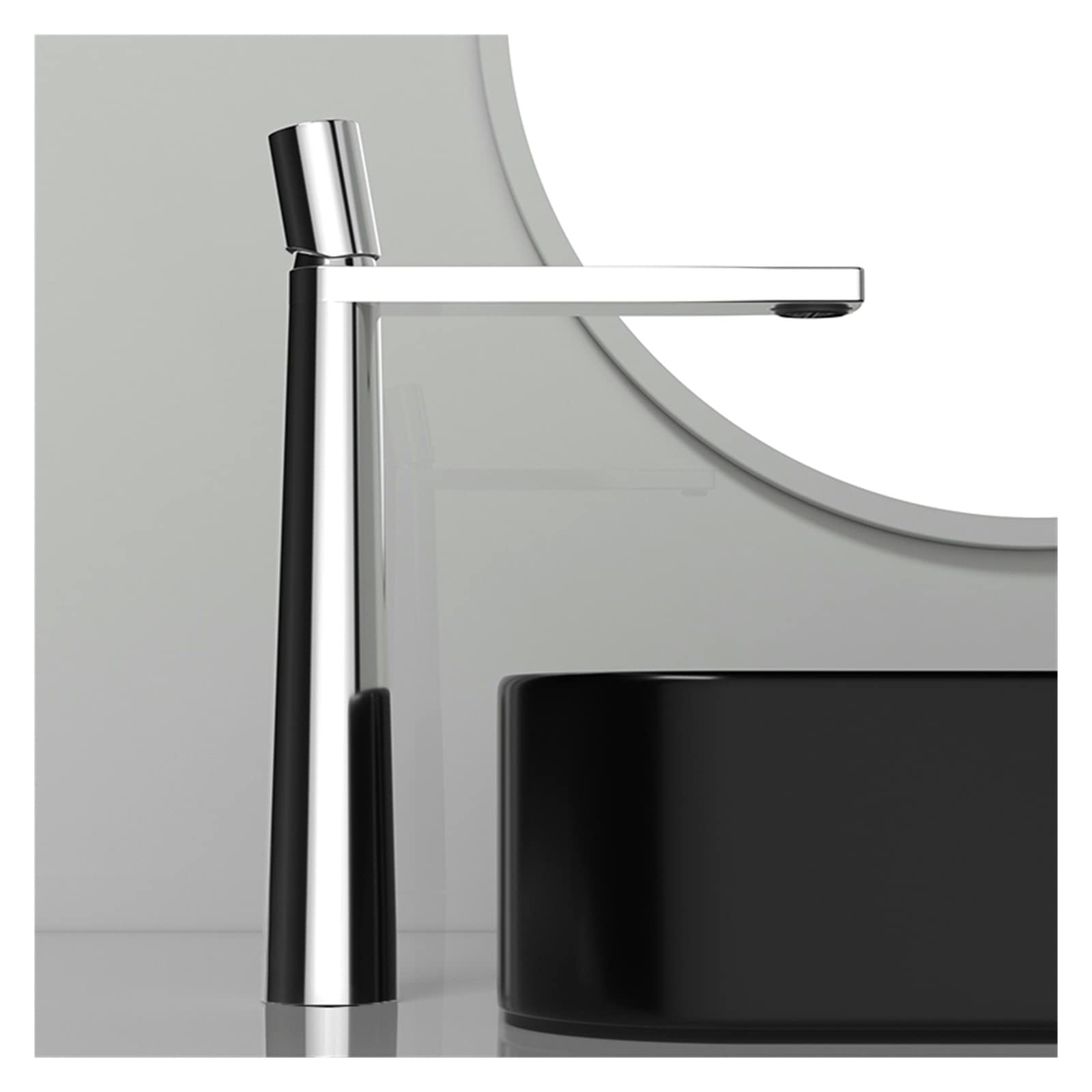Robinet de lavabo en laiton résistant au calcaire avec mitigeur