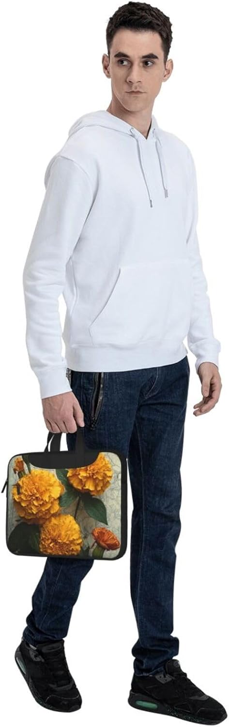 Laptop Shoulder Bag Messenger Bags Marigold Laptop Bag Computer Bags for Men Women