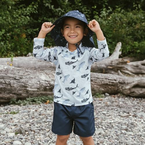 Image of JAN & JUL UV Swim Shorts and Long Sleeve UV Shirt for Toddlers