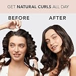 Kitsch Satin Heatless Hair Curler Set - Heatless Curls Overnight, Hair Rollers for Soft Curls & Frizz-Free Styling, No Heat Curlers To Sleep in, Curling Rod Headband with 2 Scrunchies - SunsetTieDye - Image 4