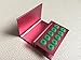 5pcs (Pink)10 Holes Dental FG RA Burs Holder Block Sterilizer Stand With Silicone