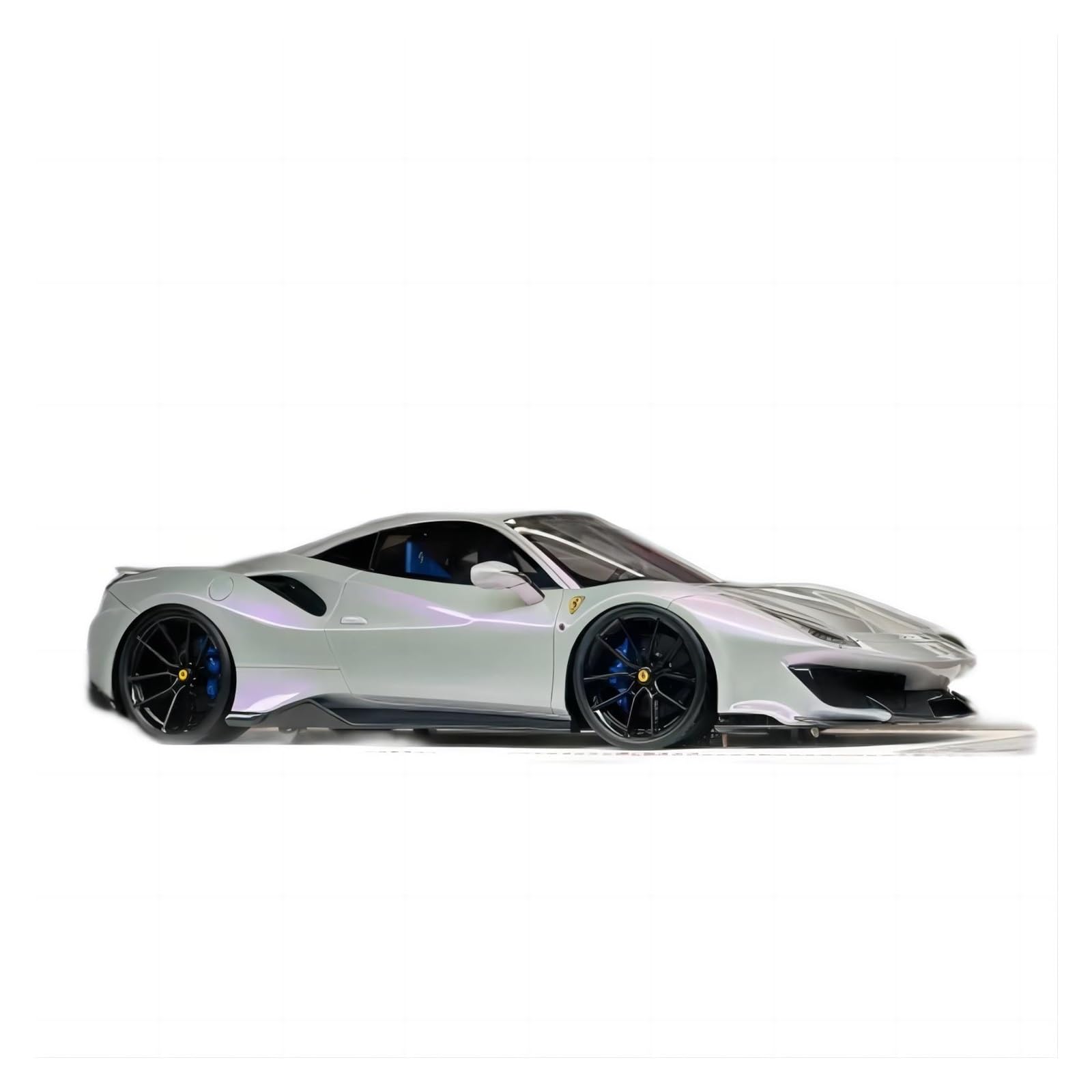 Replica Treno Per Ferrari 488 Pista 1 18 Simulazione Resina Statica Modello Di Auto Collector Edition Souvenir Giocattolo Per Adulti