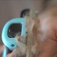 Vista 2 de Cepillo de perro y cepillo para gatos, reduce eficazmente el desprendimiento de pelo, profesional de aseo y herramienta de limpieza para perros