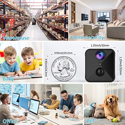 Image of javiscam 2024 Upgraded 2K Security Camera Wireless Indoor,Mini Security Nanny Camera,100 Days Standby Battery Life,Clear Night Vision,AI Motion Detection Alerts,Real Time Record Surveillance Camera