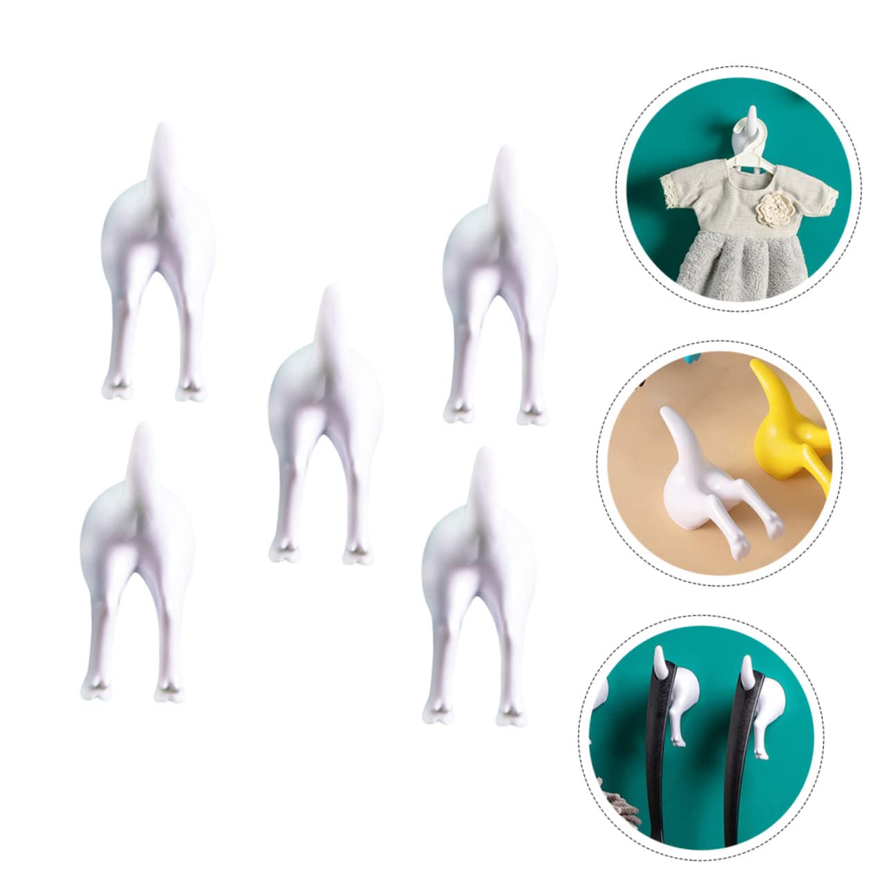 Operitacx 3 Series Gancho De Bata De Pared Manos Gancho De Toalla Baños Ganchos De Toalla De Baño Creativo Ganchos Colgantes De Pared Gancho Decorativo Gancho Colgante Abs 5 Piezas*3