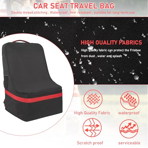 IBVIVIC Car Seat Travel Bag Heavy Duty Car Seat Bag For Airplane Gate Check Car Seat Travel Bag With Shoulder Strap