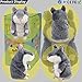 Qwifyu Talking Hamster, Interactive Stuffed Plush Animal Talking Toy Cute Sound Effects with Repeats Your Said Voice, Best Buddy for Kids Gift Age 3+ (Gray)