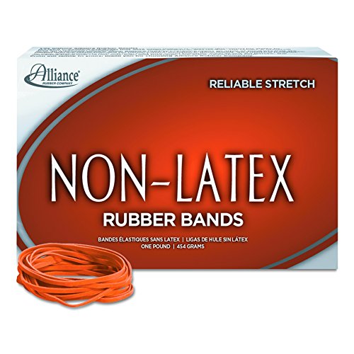 Alliance Rubber Non-Latex Rubber Bands - Size #33, Orange, 720/Bx (37336) #TOP1