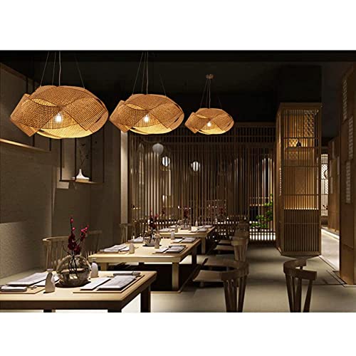 Lustre rotan contre lumière agressive plafonnier b - 5