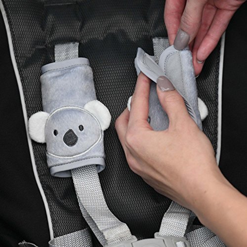 Travel Bug Baby & Toddler 3-Piece Head Support & Strap Covers Set For Car Seats, Strollers & Bouncers … (Koala) #TOP3