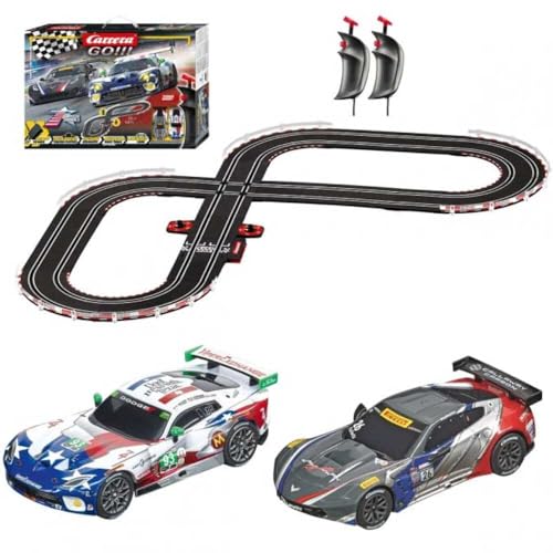 Carrera GO!!! 62521 onto The Podium Electric Powered Slot Car Racing Kids Toy Race Track Set Includes 2 Hand Controllers and 2 Cars in 1:43 Scale , Black - Thumbnail 3