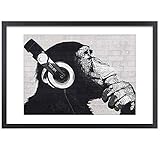 Wird ohne Poster geliefert REINDERS Bilderrahmen Poster 61 x 91,5 cm - Posterrahmen aus Holz Schwarz