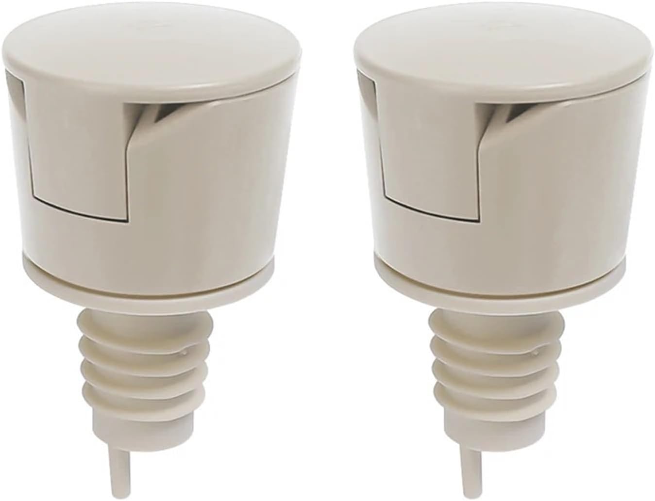 Silicone Wine Stoppers, 20pcs Oil Bottle Stopper Rubber Lock Seal Leak-proof Food Grade Plastic Nozzle Sprayer Liquor Dispenser Wine Pourer Barware For Keeping Champagne Fresh(Yellow)