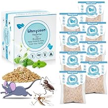 8 Pack Mouse Repellent Pouches with Peppermint Oil, Rodent Repellent, Mice Repellent Indoor& Outdoor, Best Mouse Deterrent, Natural Rat Repellent Indoor - Safe for Pets and Kids