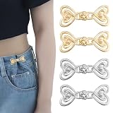 KEJOL, 4 Pinzas Ajusta-Cintura, Pinza Ajustable para Cinturón sin Coser para Jeans, Faldas, Mangas, Jerséis Holgados
