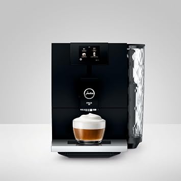 JURA ENA8 Full Metropolitan Black Fully Automatic Coffee Machine, Coffee Maker, Fully Automatic with Mill, Large Capacity, 13 Menus, Premium Compact Model, Iced Coffee, Espresso, Compact, Beans, For 1 People, Easy Care