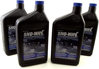 SNO-Way 96005029 Snow Plow Hydraulic Fluid Oil 1 Gallon (Pack of 4 Quarts)