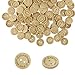 AKOAK 100 Piece Per Pack 20mm 2 Holes with Love Hearts Wood Buttons Sewing Scrapbooking Round Handmade Buttons DIY Decor Craft