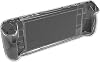 Funda para Steam Deck LCD/OLED TPU protectora cristal transparente cubierta para Steam Deck moldeada con precisión antideslizante funda dura para consola Steam agarre ergonómico ligera y duradera 5