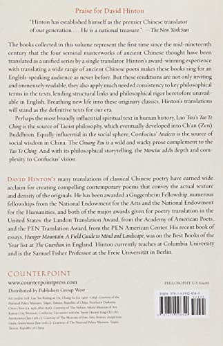 The Four Chinese Classics: Tao Te Ching, Chuang Tzu, Analects, Mencius #TOP1
