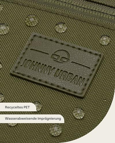 JOHNNY URBAN Bauchtasche Damen & Herren Grün - Ben - Gürteltasche aus für Alltag, Festival & Sport - Hochwertige Hip Bag Crossbody Tasche - Wasserabweisend