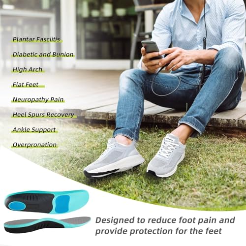 Men's Orthopedic Fashion Sneakers: Comfortable Arch Support Plantar Fasciitis Orthotic Walking Shoes, Casual Work Supportive Sport Athletic Flat Feet Shoes for Foot and Heel Pain Relief4