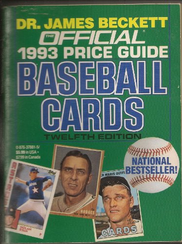 Baseball Cards: Official 1993 Price Guide 0876378815 Book Cover