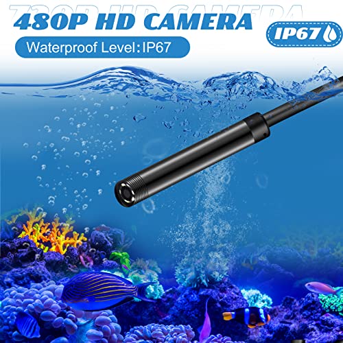 33Ft Usb Endoscope Camera Compatible With Android Windows Pc Macbook 5.5 Mm Borescope Inspection Snake Camera Dual Lens Sewer Inspection Camera With 6 Led Lights For Home Wall Duct Drain Pipe Plumbing #TOP3