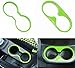 Opall 18PCS Full Set Interior Decoration Trim Kit Steering Wheel & Center Console Air Outlet Trim, Door Handle Cover Inner for Jeep Wrangler JK JKU 2011-2018 2 Door &4 Door (Green)
