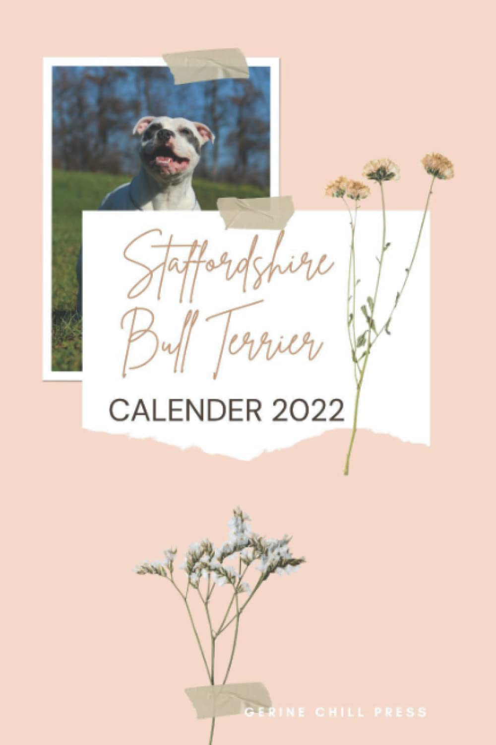 Staffordshire Bull Terrier Calendar 2022: Staffordshire Bull Terrier Diary 2022 Agenda Week To View A5 Daily Weekly Planner Notebook With US UK Holidays As Staffordshire Terrier Gifts For Women Men