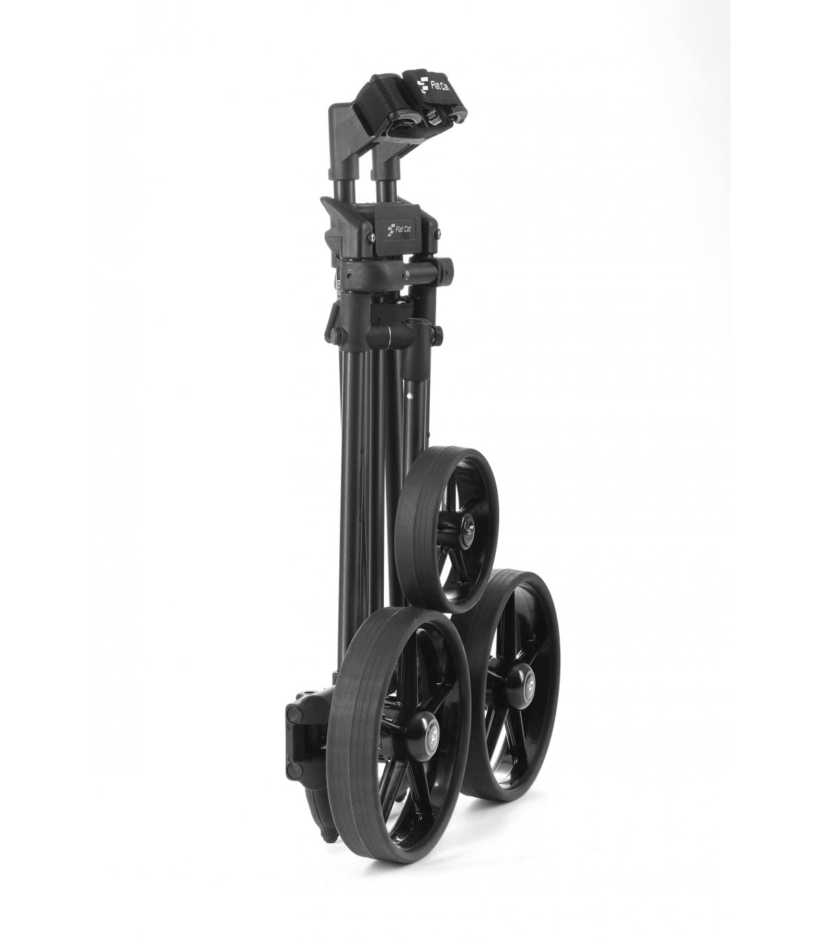 Flat Cat Push - Carrello da golf a 3 ruote, pieghevole, leggero, adattabile per uomo e donna, maneggevole, elevata stabilità