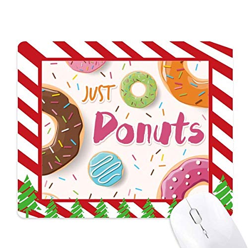 Tapis de souris canne de noël haute précision motif dessert sucré