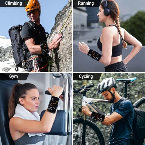 Support téléphone bras rotatif 360° vert pour smartphone 10-16,5 cm - 6