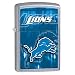 Zippo NFL Detroit Lions Street Chrome Pocket Lighter