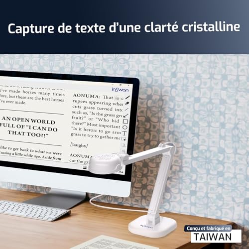Caméra de document USB avec micro pour résoudre le flou des présentations de documents