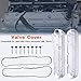 Set of 2 12570427 12582224 Driver and Passenger Side Engine Valve Cover w/Gaskets, Bolts fit for 1999-2008 Chevy Tahoe Silverado Suburban 1500 2500 3500 Sierra Yukon Valve Cover 5.3 6.2 6.0 264-965