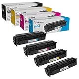 LD © Compatible Replacements for HP305A Set of 4 Laser Toner Cartridges Includes: 1 CE410A Black, 1 CE411A Cyan, 1 CE412A Yellow, and 1 CE413A Magenta