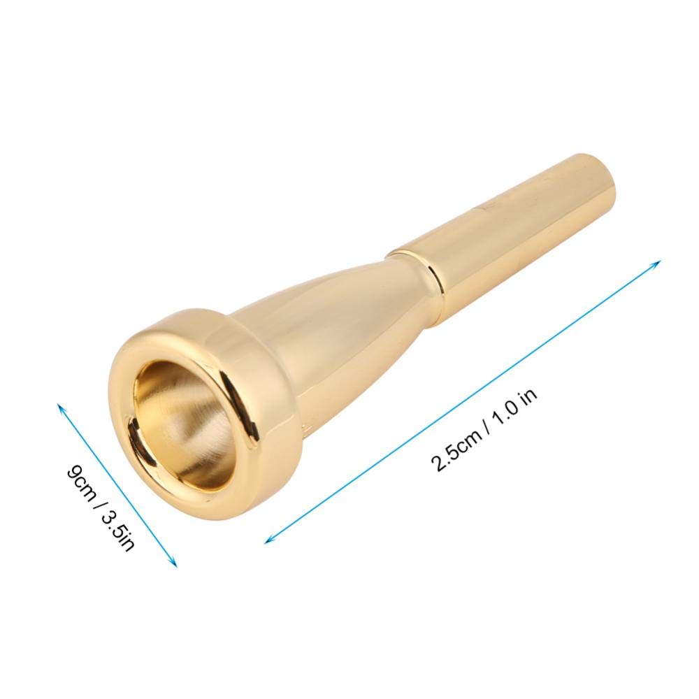 Boquilla de Trompeta, de Cobre Calidad Profesional, Accesorio Musical Durable y Precisa, para Profesionales, Amateurs, Estudiantes, Conciertos, Grabaciones, Ensayos
