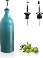 Vista 34 de Sweejar Botella dispensadora de aceite de oliva de cerámica, protege para reducir la oxidación, adecuada para almacenamiento de vinagre, jarabes