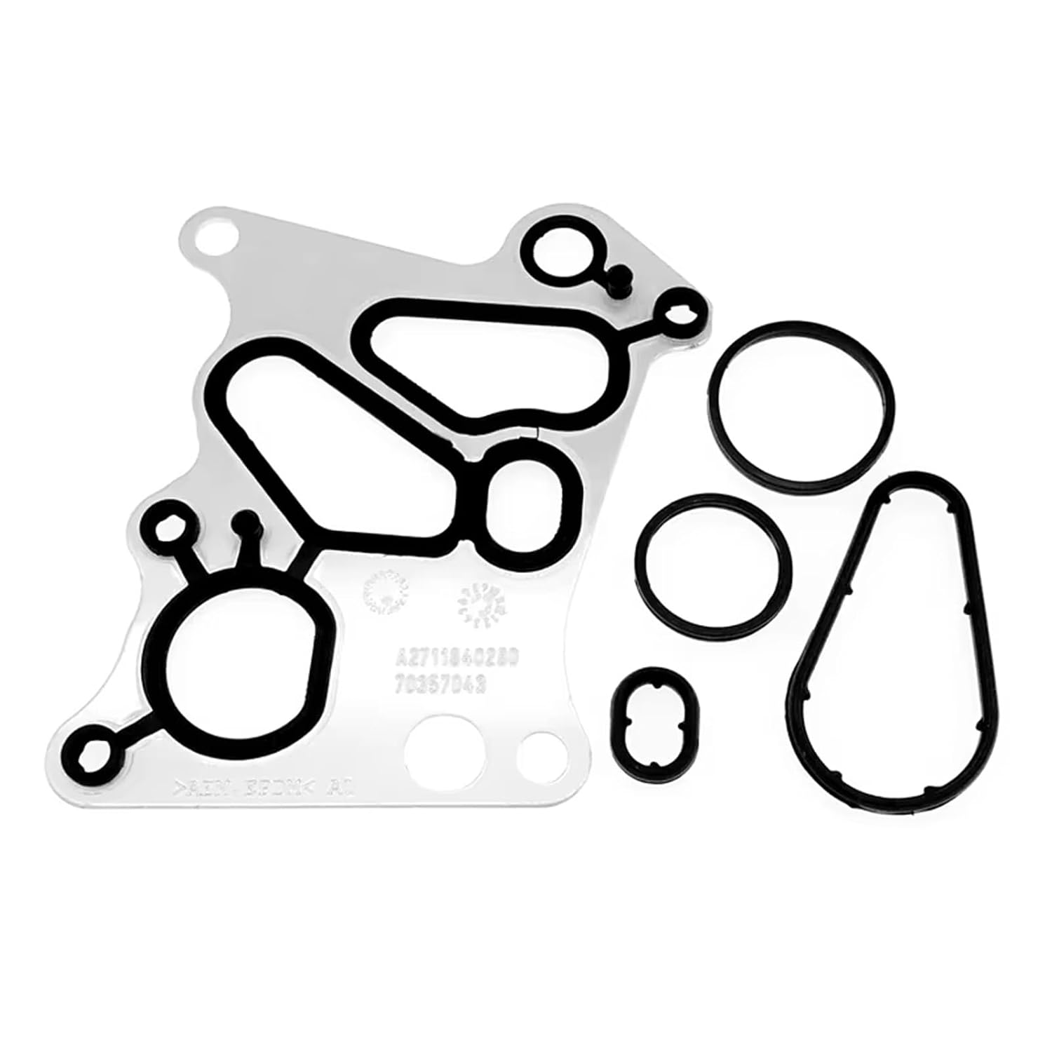 for M271 W204 C180 C200 E200 SLK 1 Set Car Engine Radiator Oil Cooler Gasket Filter Housing Kits EGR Valve Gasket